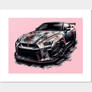 Nissan GT-R Posters and Art